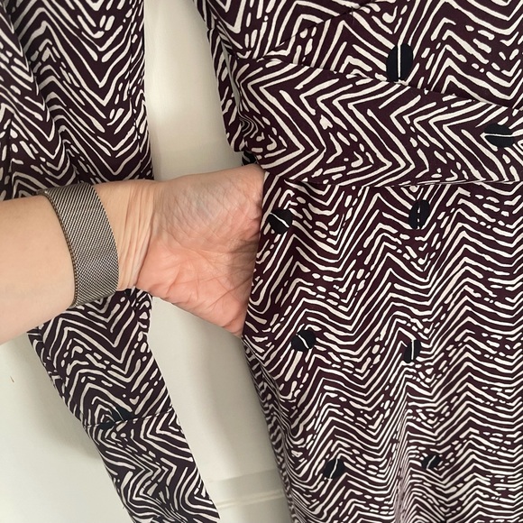 & Other Stories Wide Leg Jumpsuit Brown and Black Size 2 - Picture 11 of 13